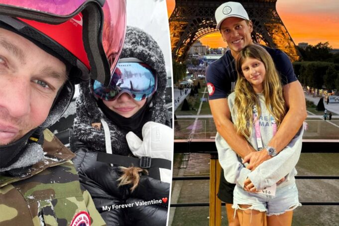 Том Брэди делится сладким лыжным селфи со своим «вечно Валентина» — дочерью Вивиан