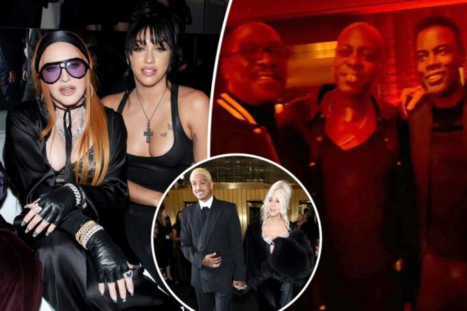 Мадонна предварительно просмотр предстоящего альбома на 60 -летии Криса Рок с помощью своих детей: «Семейное дело»