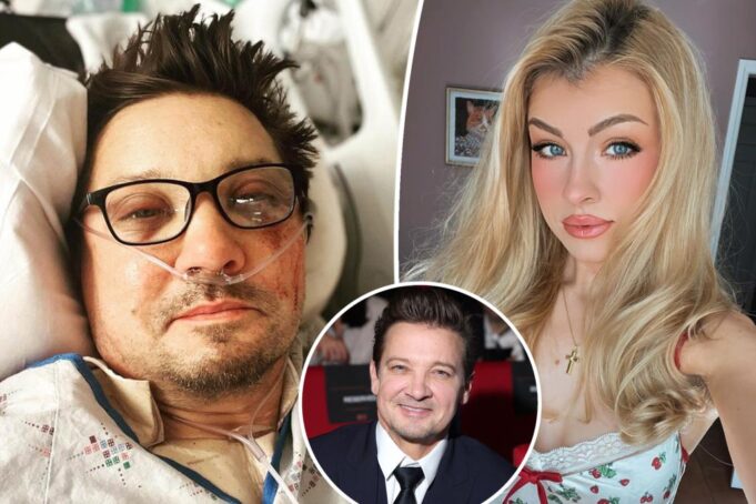 Джереми Реннер, 54 года, тихо, датированный влиятельным CC Mason, 26 -летний, когда он выздоравливал после аварии с снежным плугом