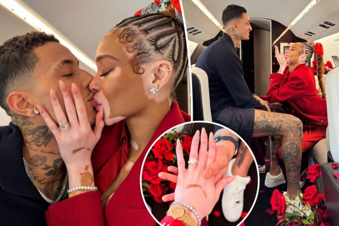 Звезда НБА Кайл Кузма и модель Винни Харлоу занялись почти 4 годами знакомства: «Мы на седьмом небе от луны»