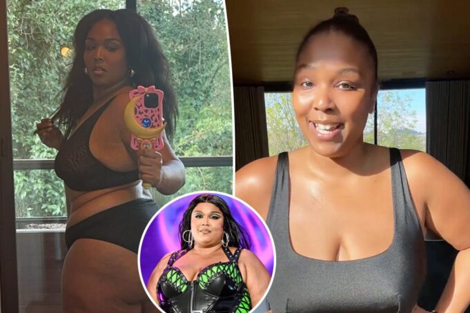 Лиззо демонстрирует драматическую потерю веса в селфи в новом нижнем белье