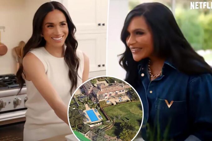 Минди Калинг настаивает на том, что Пал Меган Маркл «приземленный» и не имеет никаких ожиданий от фантазии », несмотря на жизнь в особняке за 14 миллионов долларов