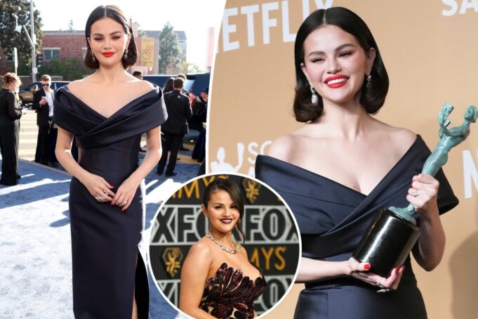 Селена Гомес откровенно призналась, что лечение волчанки вызывает колебания веса, когда фанаты замечают более тонкую рамку на SAG Awards