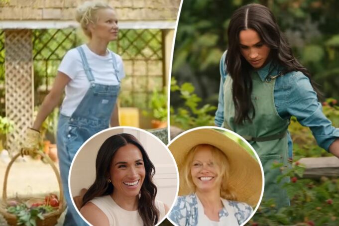 Меган Маркл, обвиняемый в копировании Памелы Андерсон как фанатов, указывают на поразительные сходства в шоу образа жизни