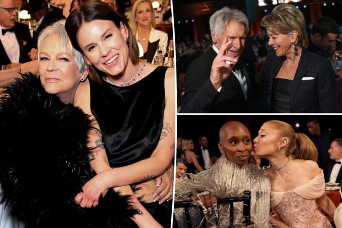 Inside Sag Awards 2025: Смотрите, что знаменитости смешаются, и больше моментов, которые вы не видели по телевизору