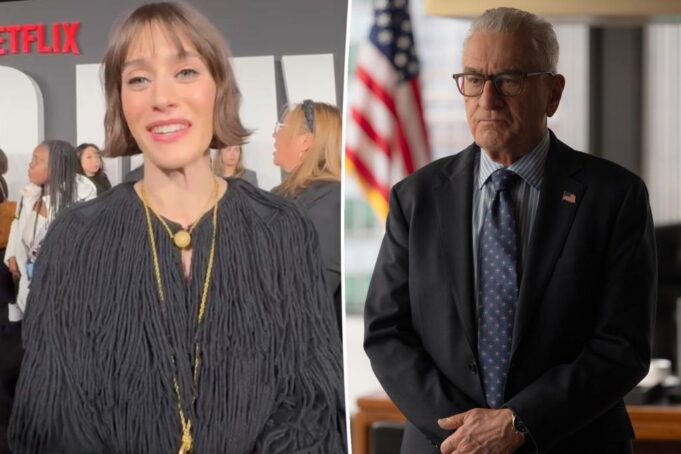 Лиззи Каплан шутит, что она дала легендарной коллеге Роберт де Ниро, актерские советы по сбору «нулевой день»: «Я думаю, что он многому научился»