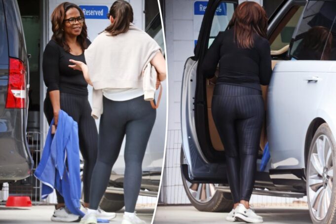 Опра Уинфри демонстрирует свою потерю веса, попадая в тренажерный зал после того, как смел заявил о «худых людях»