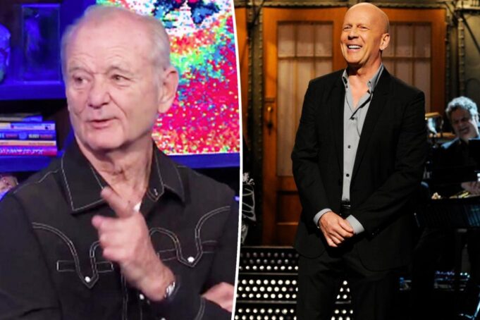 Билл Мюррей вспоминает «безумную» работу молодой Брюс Уиллис на «SNL», перед большим перерывом