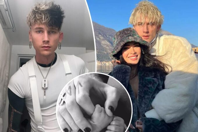 MGK очищает путаницу из -за имени девочки с бывшим Меган Фокс