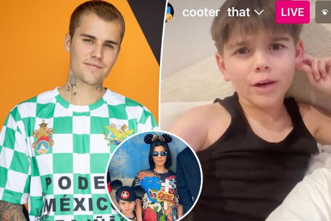 Сын Кортни Кардашьян Царствует, 10 лет, реагирует на диких слухов, Джастин Бибер — его папа