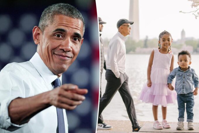 Барак Обама случайно фотобомбс семьи в округе Колумбия: «Мой плохой»