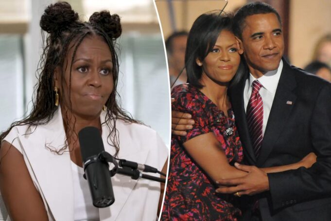 Мишель Обама не сдерживается, когда ее спрашивают о встрече с кем -то, кто не «финансово звучит»: «Я вышла замуж за один»