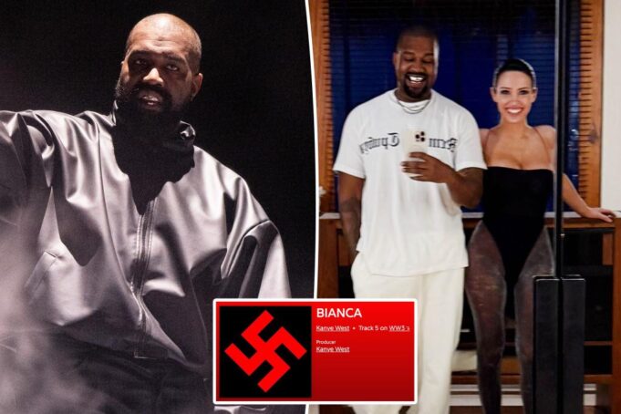 Канье Уэст показывает, что жена Бьянка Ценсори была атакой паники, оставила его на тревожном разглагольствовании в новой песне: «Она убежала»