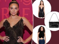 Приобретите любимые новогодние наряды Пейдж ДеСорбо: от шорт с блестками до «идеальных» комплектов.