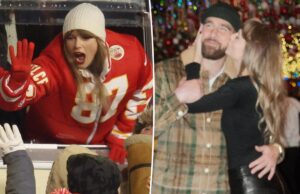 Тейлор Свифт прибыла на игру Трэвиса Келси «Канзас-Сити Чифс» на Рождество