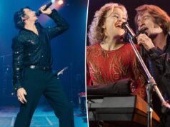 Хью Джекман гастролирует по Среднему Западу и встречается с поклонниками «Song Sung Blue»