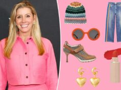 В число основных вещей основательницы Spanx Сары Блейкли входят спортивные штаны и кроссовки на высоком каблуке.