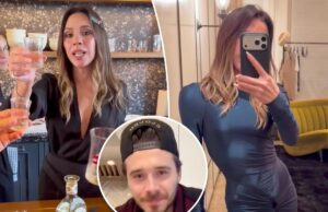 Виктория Бекхэм отмахнулась от того, что ее заблокировал сын Бруклин праздничным постом