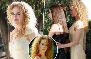 Николь Кидман возвращается к своим корням с вьющимися волосами во время визита домой в Австралию