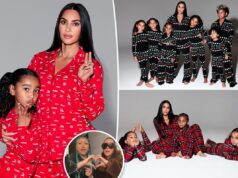 12-летняя дочь Ким Кардашьян Норт Уэст пропустила семейную праздничную фотосессию из-за неудачной рождественской фотографии