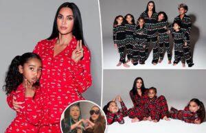 12-летняя дочь Ким Кардашьян Норт Уэст пропустила семейную праздничную фотосессию из-за неудачной рождественской фотографии