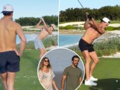 Том Брэди проводит каникулы без рубашки с сыном Джеком после тайной свадьбы бывшей Жизель Бюндхен