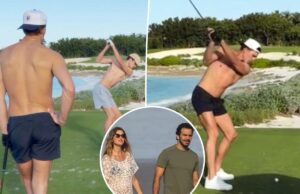 Том Брэди проводит каникулы без рубашки с сыном Джеком после тайной свадьбы бывшей Жизель Бюндхен