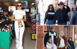 Брукс Надер начинает Рождество с Лорен Санчес, Джеффом Безосом и Кейт Хадсон в клубе только для членов Aspen