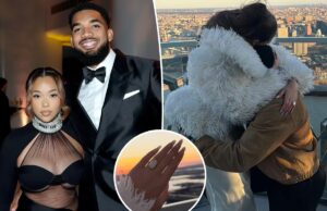 Джордин Вудс и Карл-Энтони Таунс помолвлены после 5 лет знакомства: «Женитесь на Рождество»