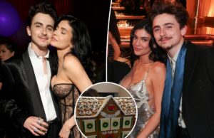 Как мило Тимоти Шаламе был включен в празднование Рождества Кайли Дженнер