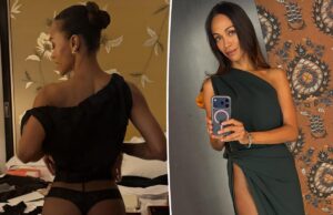 Зои Салданья поделилась дерзким рождественским снимком в честь «сезона подарков»