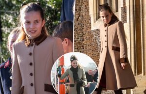 Принцесса Шарлотта вышла в мини-копии пальто мамы Кейт Миддлтон с ее первой королевской помолвки