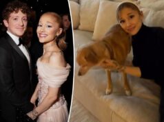 Итан Слейтер поделился «очень весёлыми» фотографиями своей подруги Арианы Гранде, наслаждающейся уютным отдыхом дома