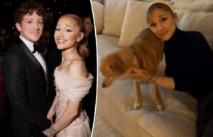 Итан Слейтер поделился «очень весёлыми» фотографиями своей подруги Арианы Гранде, наслаждающейся уютным отдыхом дома