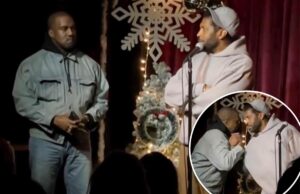 Посмотрите «неловкий» момент, когда Канье Уэст выходит на сцену на импровизационном шоу Деона Коула