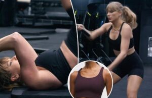 Спортивный бюстгальтер Тейлор Свифт на годовой распродаже Lululemon стоит менее 40 долларов.