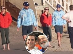 Мрачного Джейка Райнера заметили на прогулке по пляжу с девушкой после трагической смерти родителей Роба и Мишель