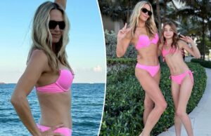 Молли Симс встречается со своей 10-летней дочерью в розовых бикини: «Когда в Майами»