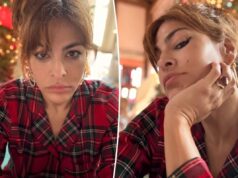 Ева Мендес делится своим веселым советом по рождественскому макияжу для мам