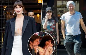 Дакота Джонсон спровоцировала слухи о романе с гораздо более молодым певцом после расставания Криса Мартина