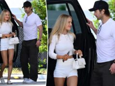 Глен Пауэлл и Мишель Рэндольф отправляются на каникулы в Майами.