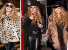 Мэрайя Кэри побеждает в зимнем наряде в образах от Louis Vuitton, Gucci и других брендов в Аспене