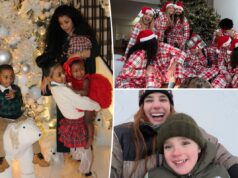 Хайди Клум, Карди Би и другие знаменитости празднуют Рождество