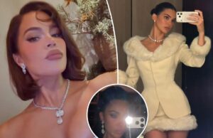 Бриллианты и дизайнерский винтаж: все подробности об «очень гламурных и потрясающих» рождественских нарядах Кардашьян