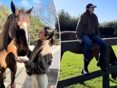 Кендалл Дженнер дает редкий взгляд на ранчо Монтесито стоимостью 23 миллиона долларов, пока она украшает его к Рождеству