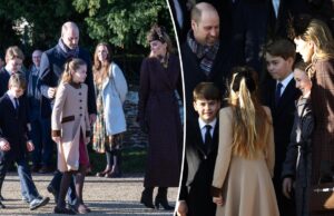 Дети принца Уильяма и Кейт Миддлтон собрались на королевскую рождественскую службу