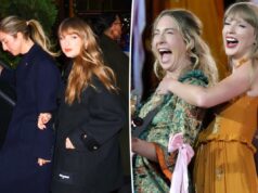 Тейлор Свифт посетила новогоднюю свадьбу Эсте Хаим и Джонатана Левина в бутик-отеле в Калифорнии