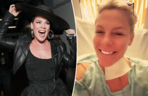 Пинк вступает в новый год с селфи в больнице во время операции: «Оставив позади всю свою боль»