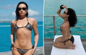 Деми Ловато демонстрирует подтянутую фигуру на «невидимых» фотографиях в бикини после потери веса на 50 фунтов