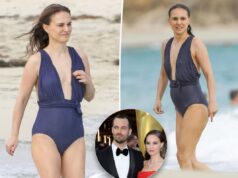 Натали Портман демонстрирует пляжное тело в глубоком купальнике во время отпуска в Сент-Бартсе после развода